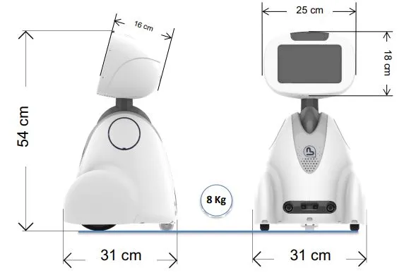 Blue Frog Robotics Buddy Social Robot