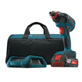 Bosch Tool Corporation 18V Cordless Impact Driver, 1/4 in Chuck, 1650 In lb Torque, IDH182WC-102