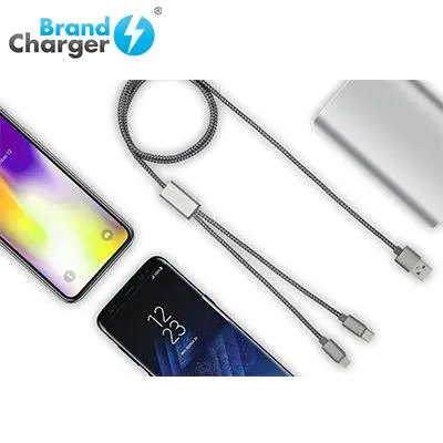 BrandCharger Trident Plus Aluminium Charging Cable