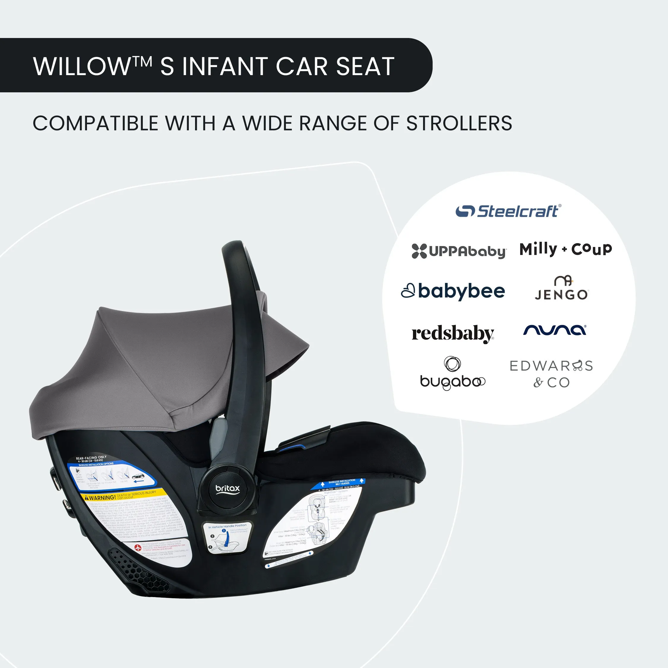 Britax Willow S Capsule with Alpine Base