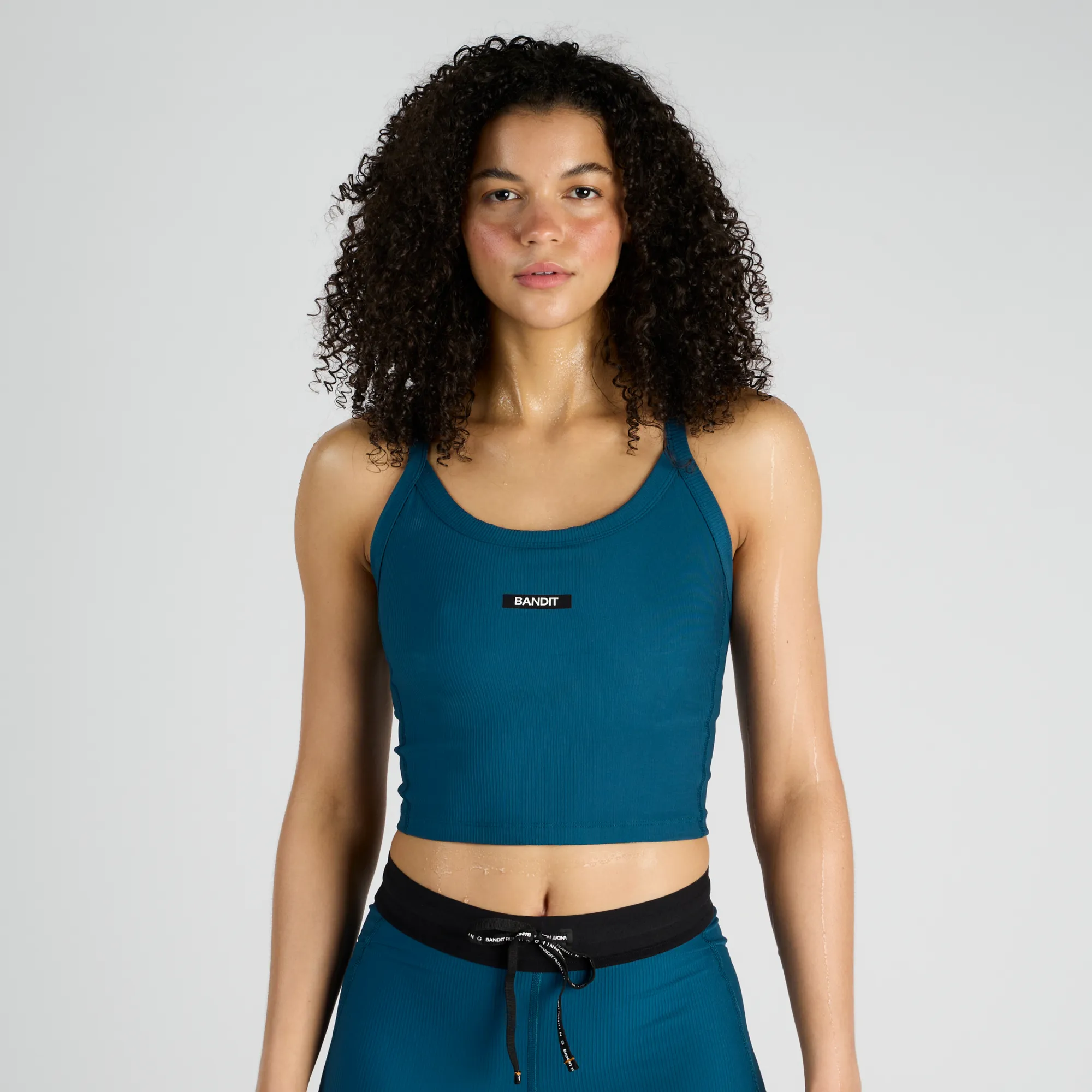 Cadence Scoop Neck Race Crop