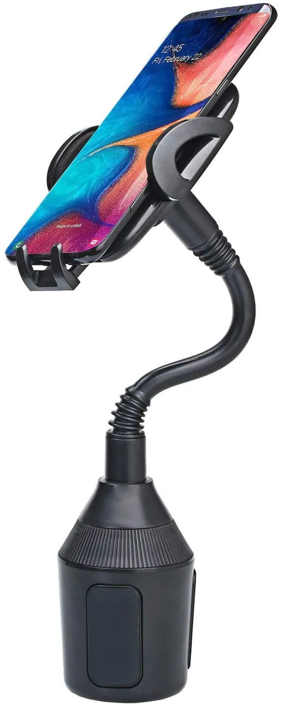 Car Cup Holder Phone Mount with Goose Neck & 360° Rotatable Cradle for iPhone 11 Pro Max 11 Pro 11 X XS Max XR 8 Plus 7 7  6s 6 SE,Galaxy S8 S7 Edge S6 Note 5, Smartphones, GPS etc.