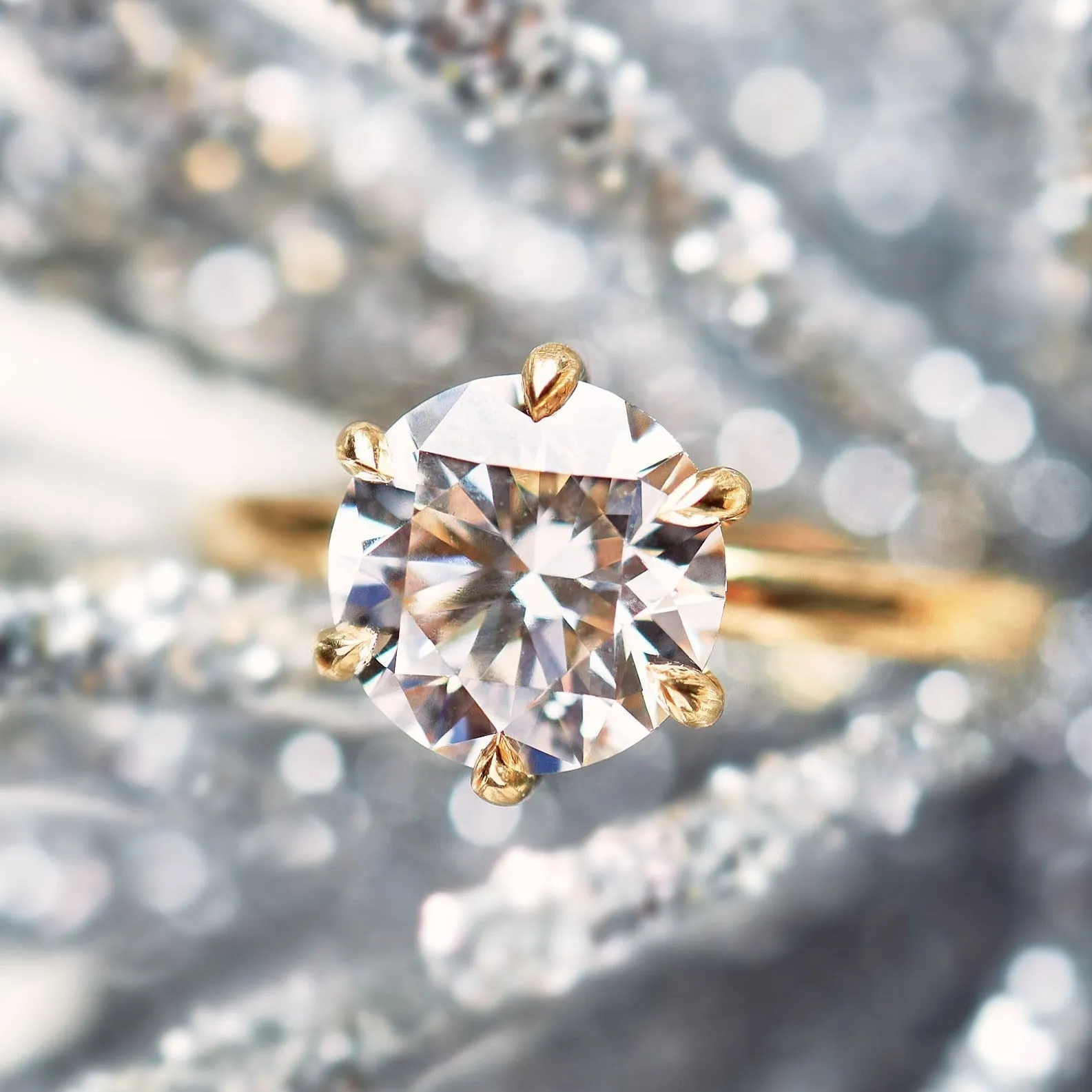 Cassidy Moissanite Engagement Ring