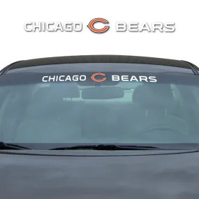 Chicago Bears Sun Stripe Windshield Decal 3.25 in. x 34 in.