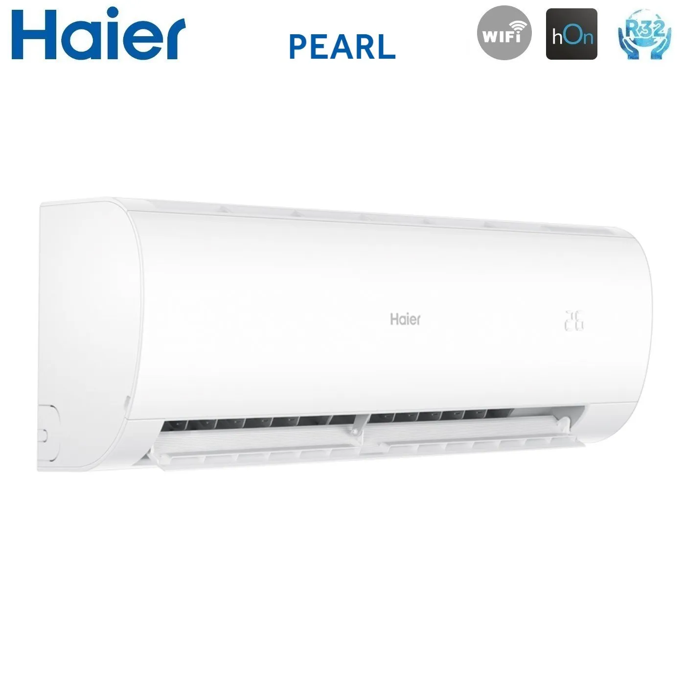 Climatizzatore Condizionatore Haier Quadri Split Inverter serie PEARL 7 7 7 18 con 4U75S2SR5FA R-32 Wi-Fi Integrato 7000 7000 7000 18000