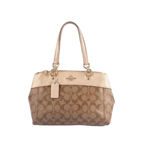 Coach Mini Brooke Carryall In Signature Canvas