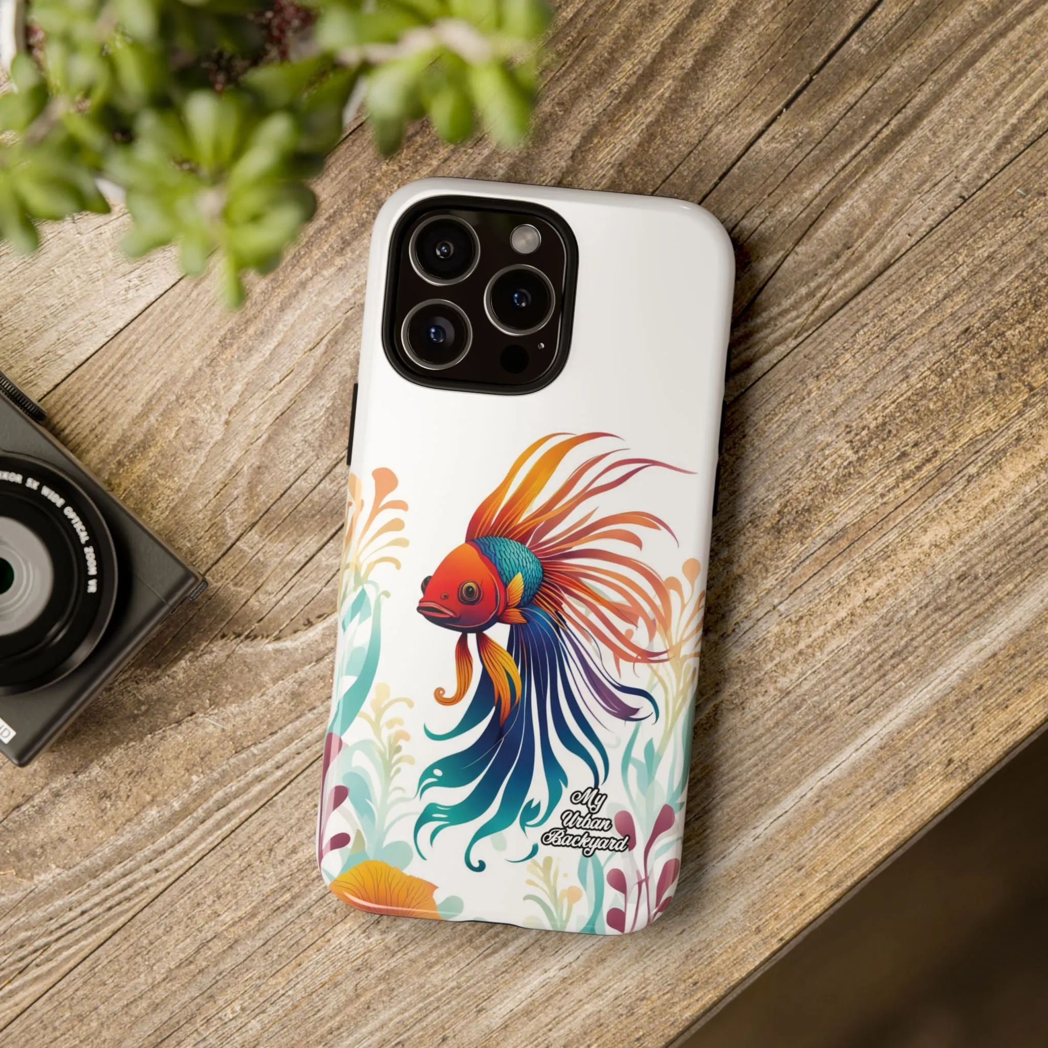 Colorful Betta Fish, Cell Phone Case - Apple, Samsung or Google Pixel