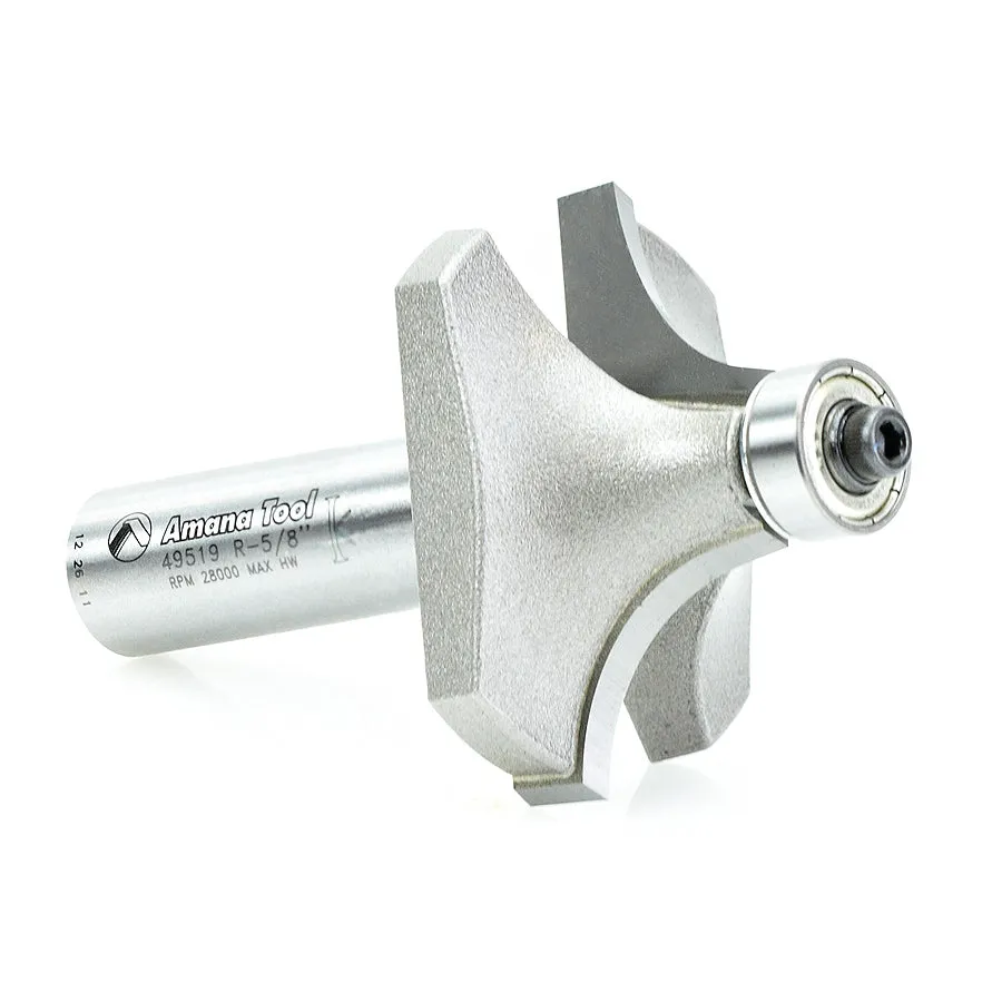 Corner Rounding Router Bit | 5⁄8 Radius x 1 3⁄4 Dia x 7⁄8 x 1⁄2"Shank | 49519 | 738685895191