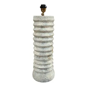 Corrugated Pillar Lamp Base