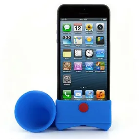 Creative Silicone iPhone Speaker Horn Shape Cell Phone Loudhailer