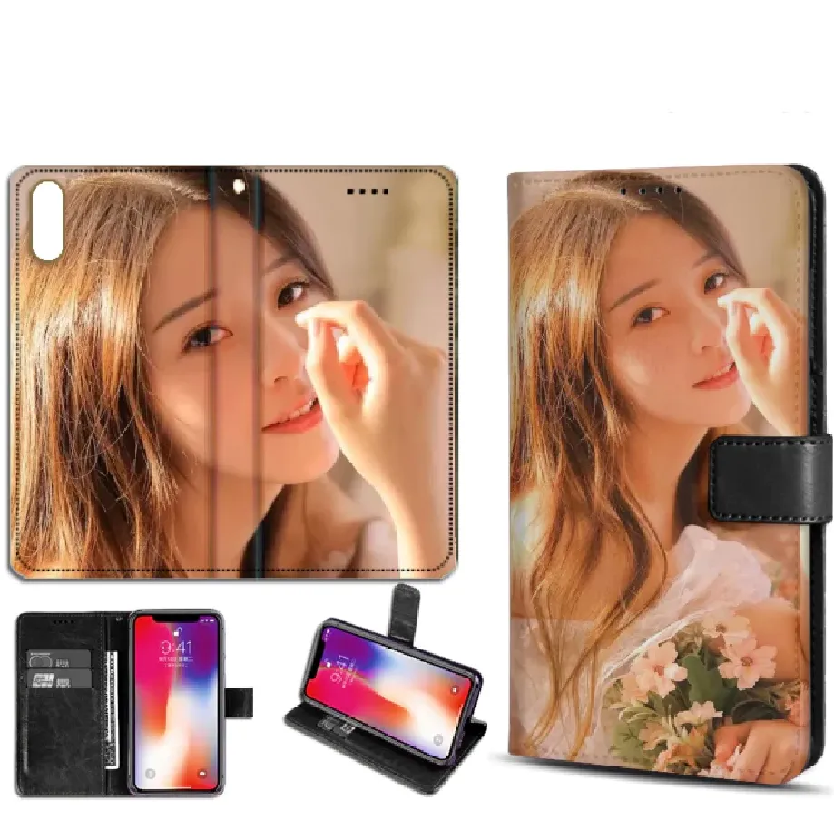 Custom Wallet Phone Case - Personalized Wallet Phone Case - Photo Phone Case - Iphone Samsung Galaxy Pixel Motorola HTC Huawei LG OnePlus