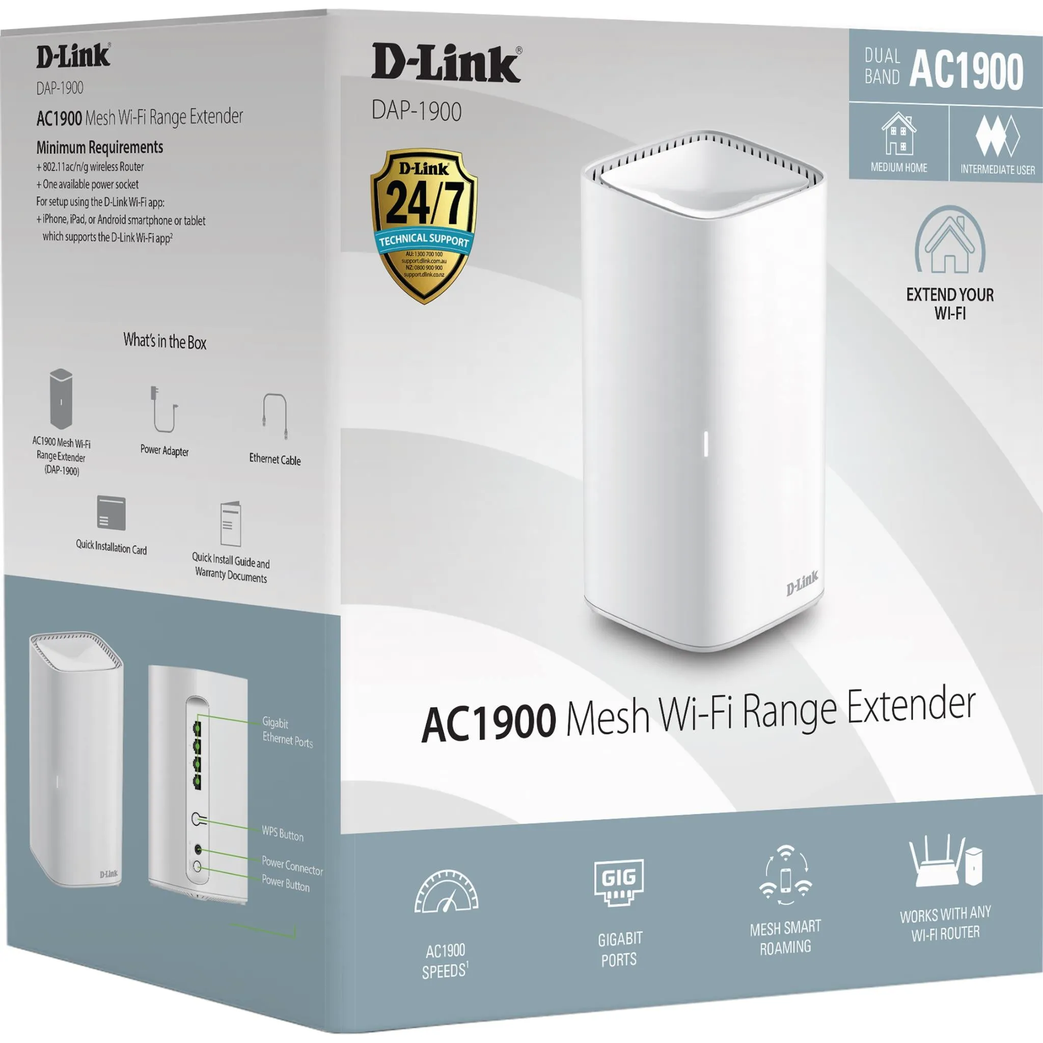 D-Link AC1900 Mesh Wi-Fi Range Extender