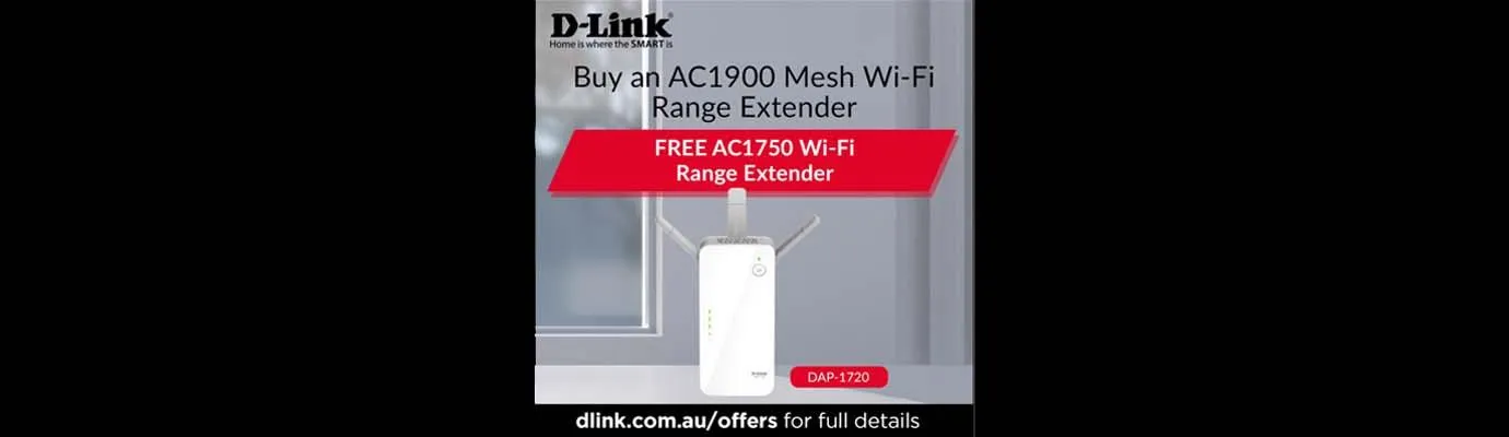 D-Link AC1900 Mesh Wi-Fi Range Extender