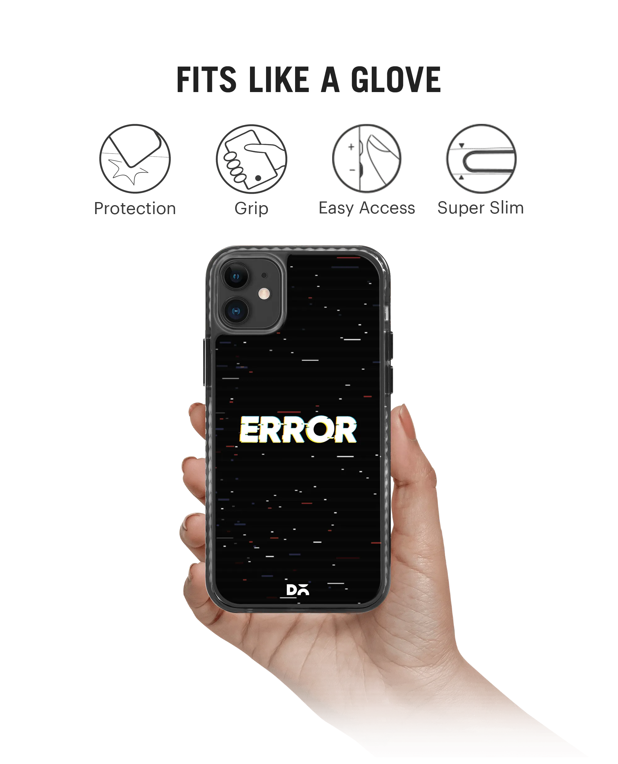 DailyObjects System Error Stride 2.0 Case Cover For iPhone 11