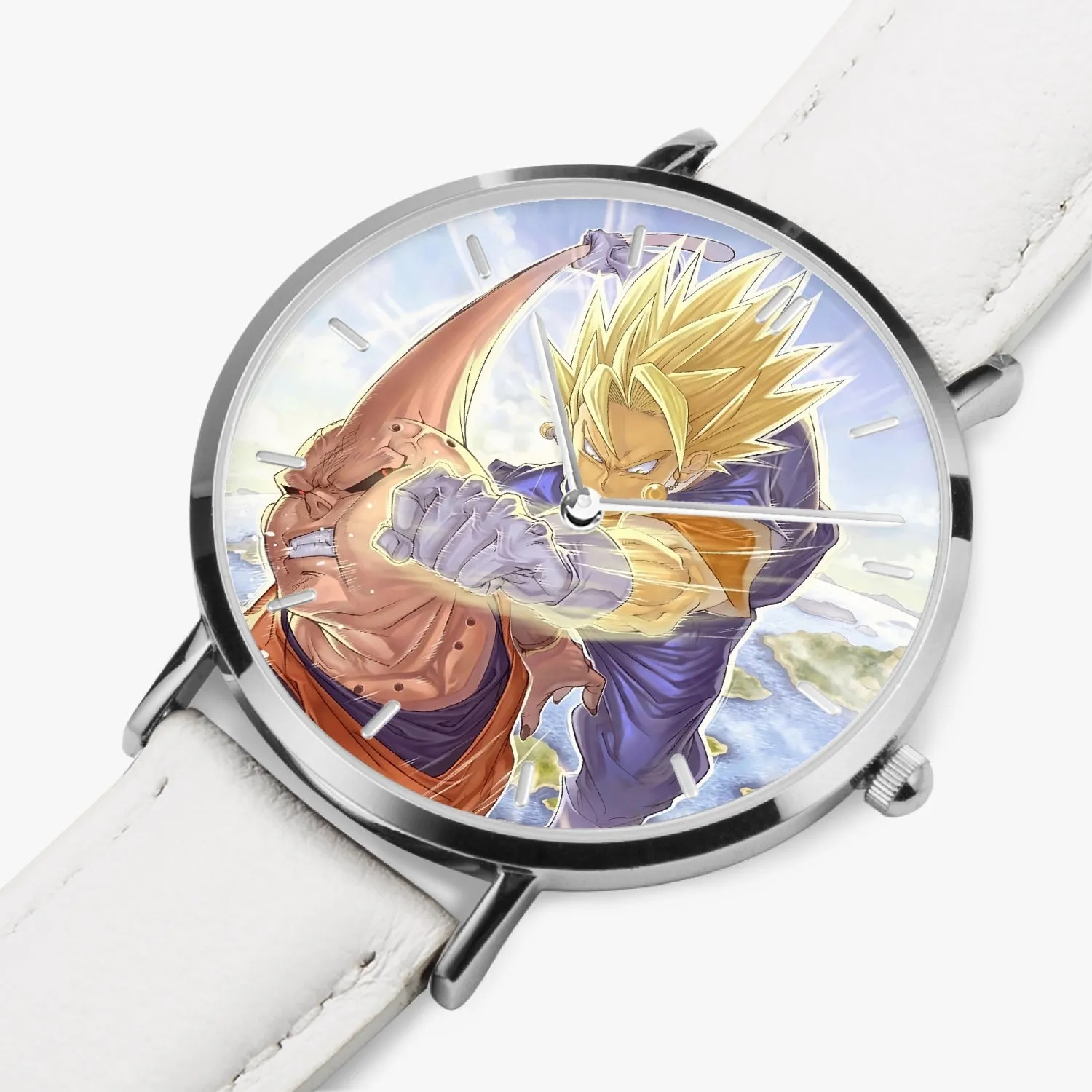 DBZ-Store Awesome Vegito Punching Super Buu Watch