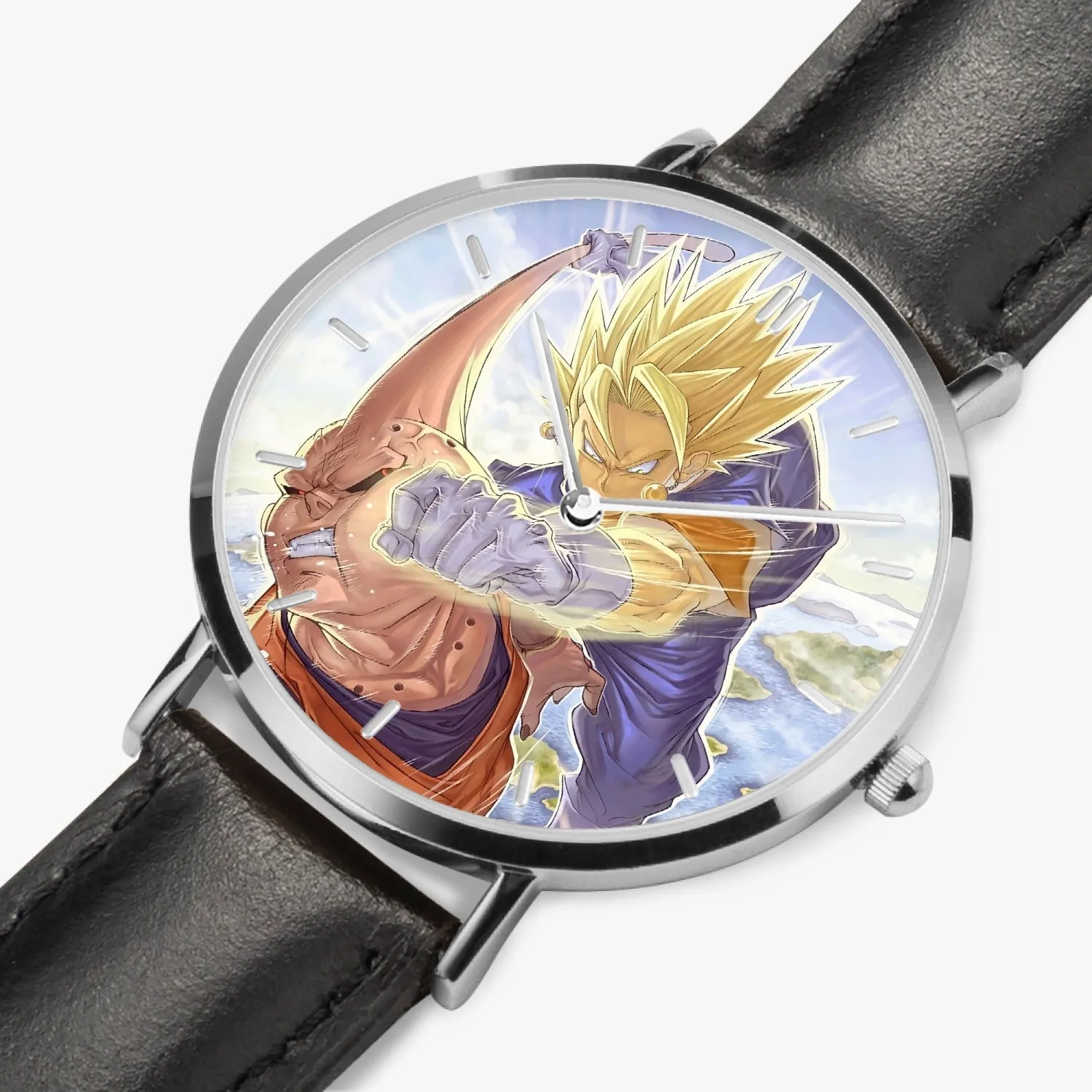 DBZ-Store Awesome Vegito Punching Super Buu Watch