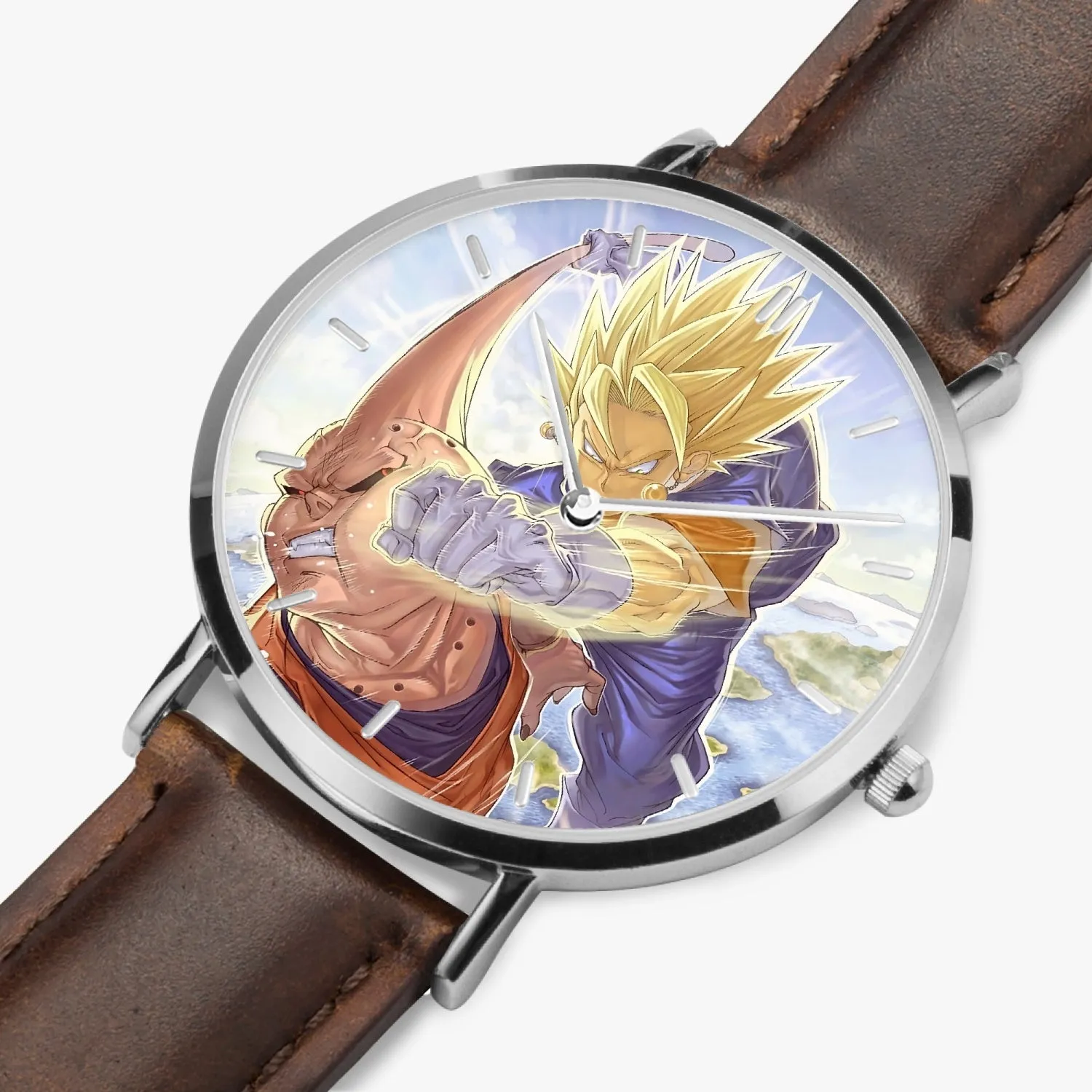 DBZ-Store Awesome Vegito Punching Super Buu Watch