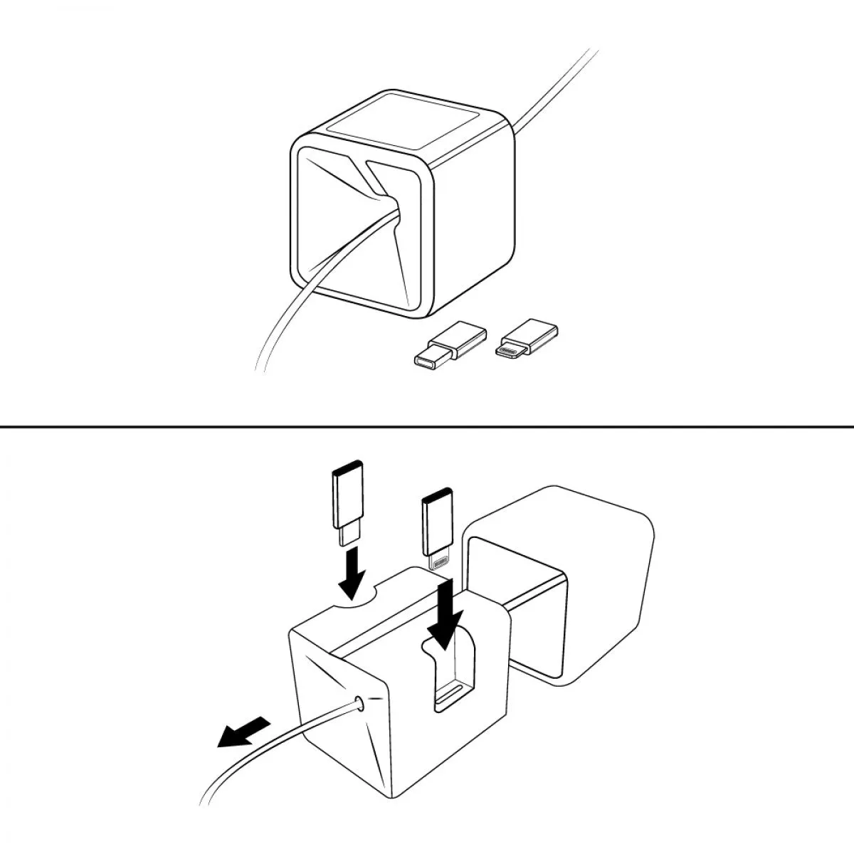 Desktop Universal Charging and Sync Cable