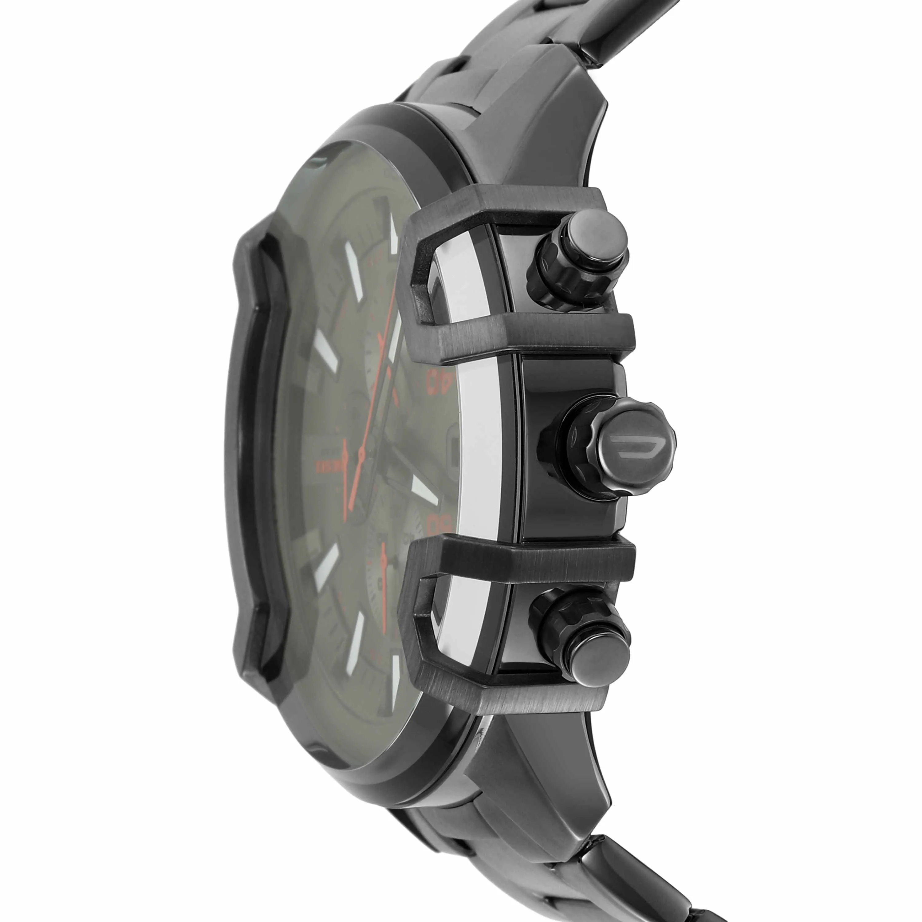 Diesel Griffed Gun-Metal Chronograph Watch DZ4586