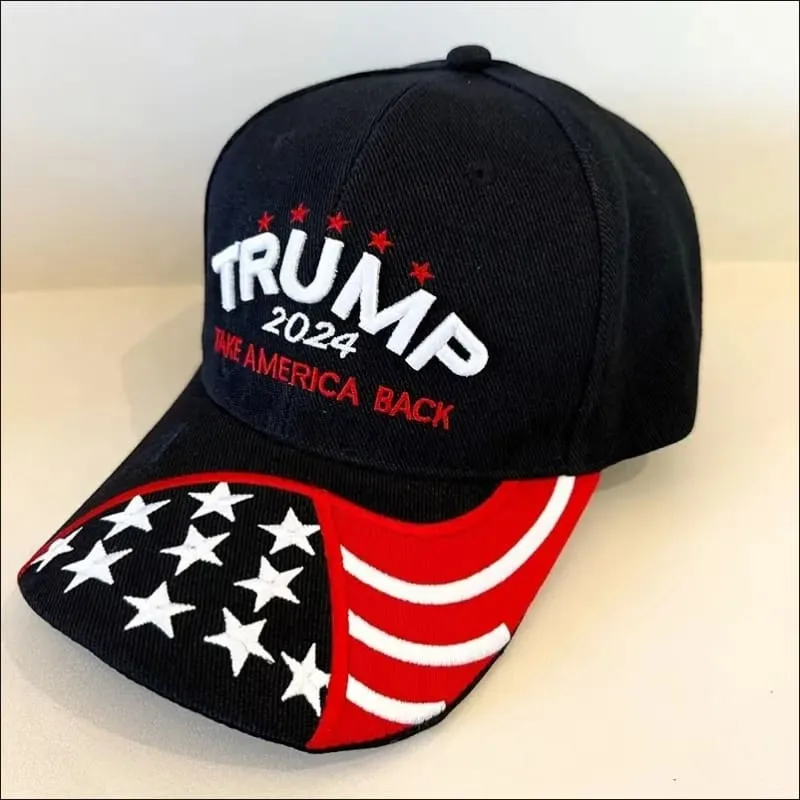 Donald Trump Embroidered Baseball Cap Celebrating American Values