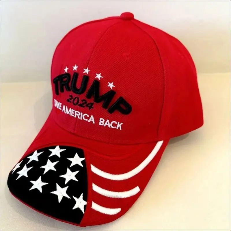 Donald Trump Embroidered Baseball Cap Celebrating American Values