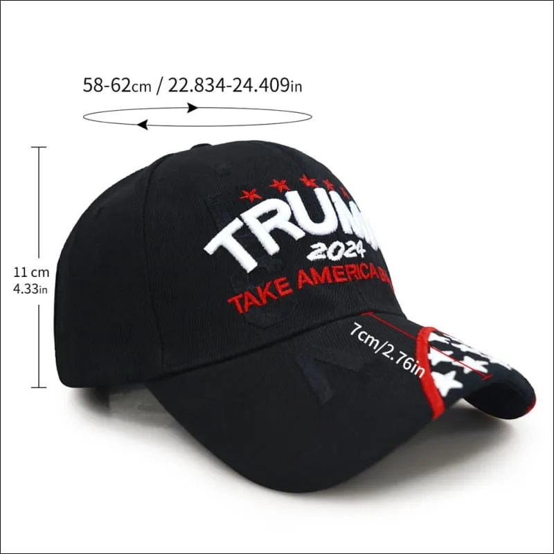 Donald Trump Embroidered Baseball Cap Celebrating American Values