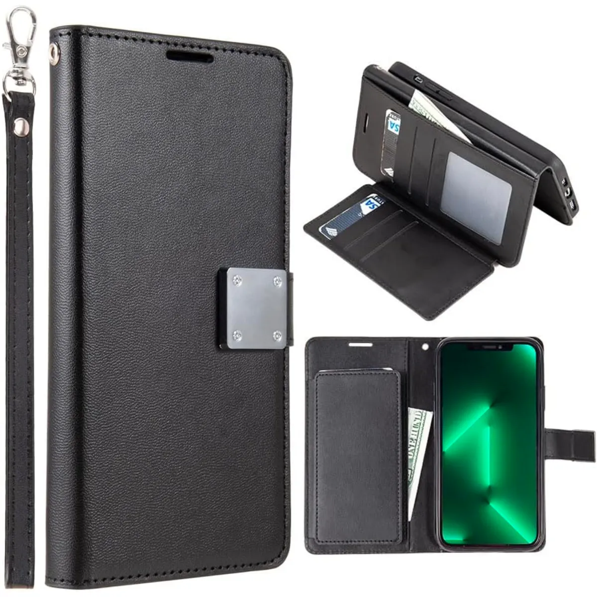 Entronix Apple iPhone 16 Plus Folio Wallet & Card Holder Case