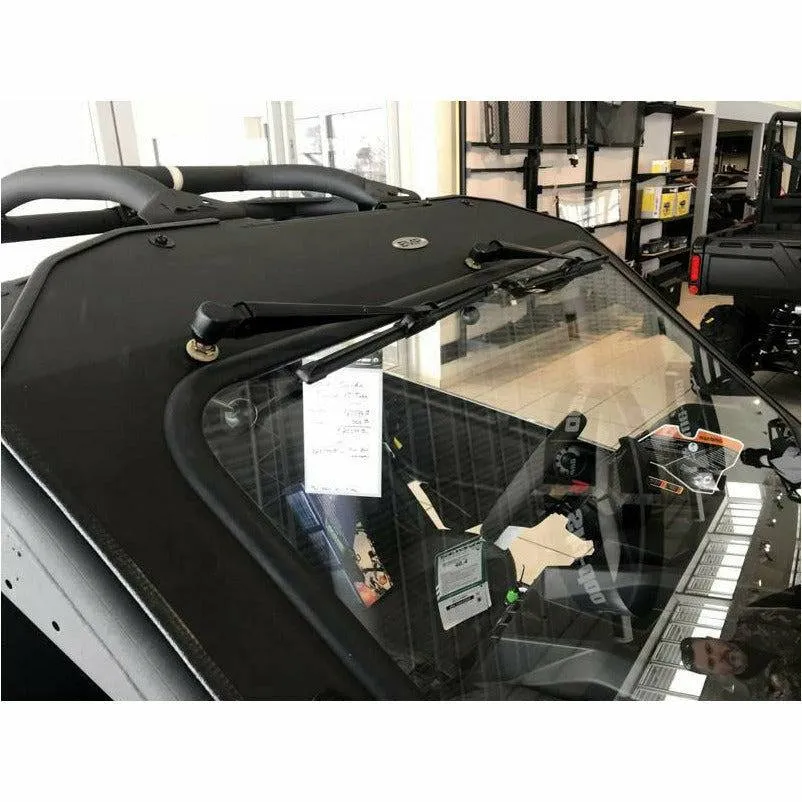 Extreme Metal Products Can Am Maverick X3 Laminated Glass Windshield with Slide Vent