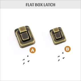 Flat box latch, box clasp, HD30