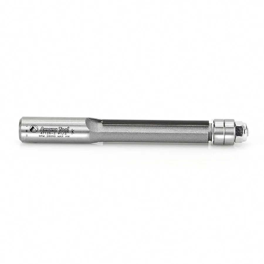 Flush Trim Router Bit | 1⁄2 Dia x 2 x 1⁄2"Shank | 47126-2 | 738685126479