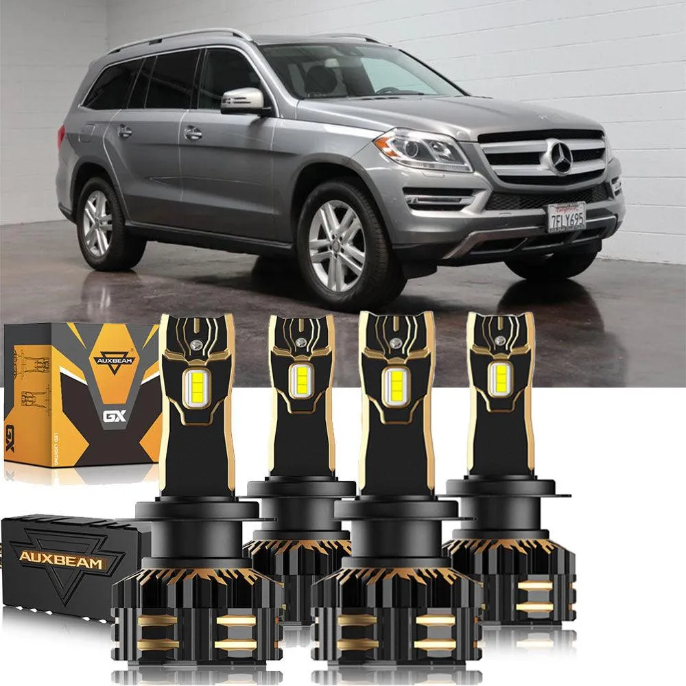 For 2015 Mercedes Benz GL350 H7 LED Headlight Bulbs Bundle