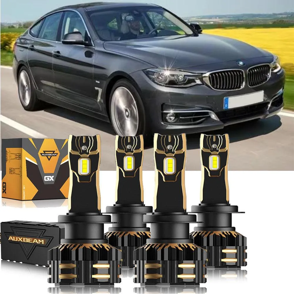 For 2017 BMW 330i H7 LED Headlight Bulbs Bundle