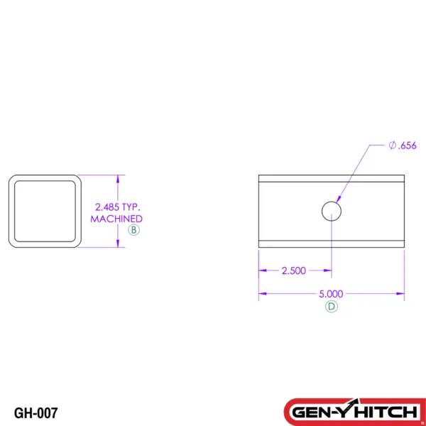 Gen-Y Hitch Reducer Bushings for 2 1/2″ or 3″ Receiver