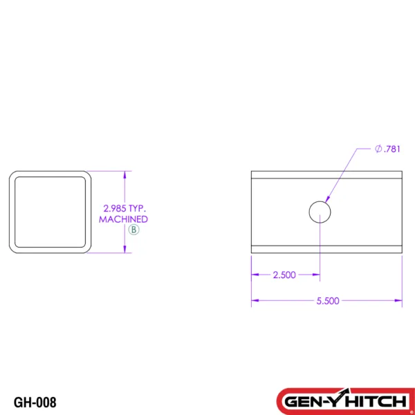 Gen-Y Hitch Reducer Bushings for 2 1/2″ or 3″ Receiver