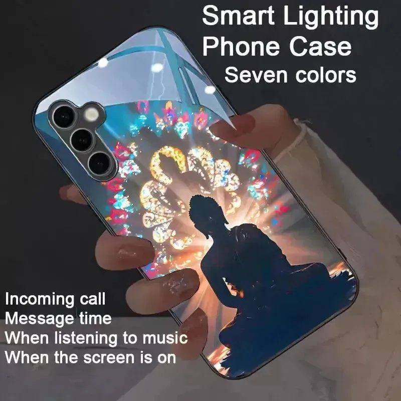 Glowing Calm Buddha Smart Cover (For Samsung)