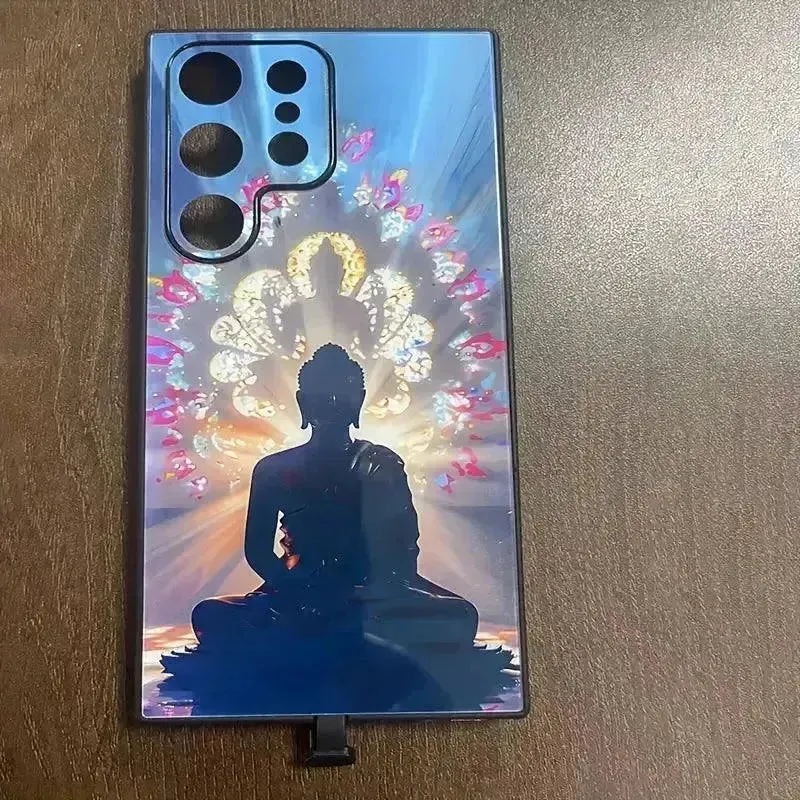 Glowing Calm Buddha Smart Cover (For Samsung)