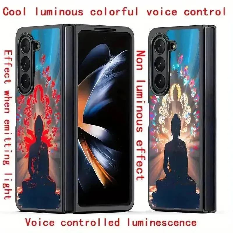 Glowing Calm Buddha Smart Cover (For Samsung)