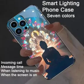 Glowing Calm Buddha Smart LED Cover (For iPhone)