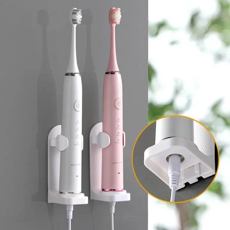 Hygienic Electric Toothbrush Holder with Water Outlet – Portable Organizer