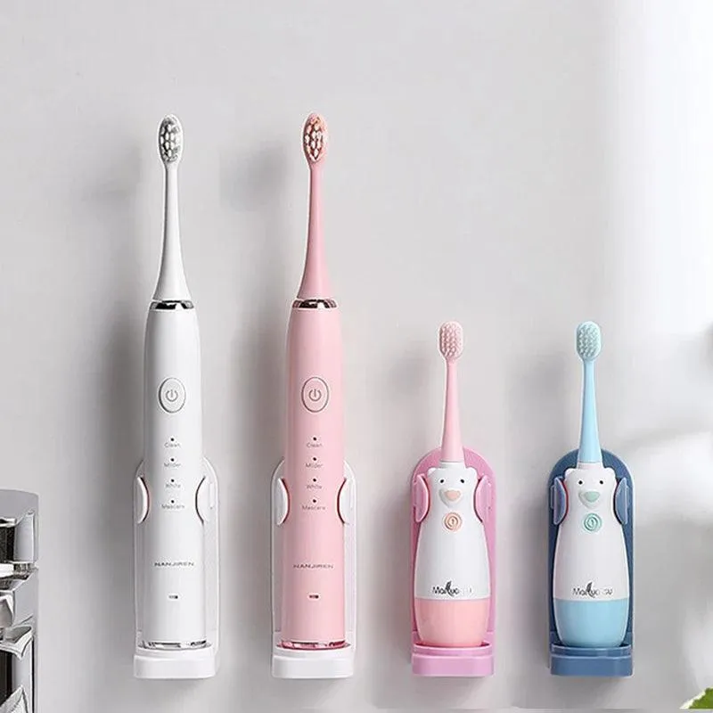 Hygienic Electric Toothbrush Holder with Water Outlet – Portable Organizer