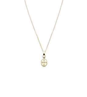 Internal Compass : Fine Belcher Slide Crest Necklace