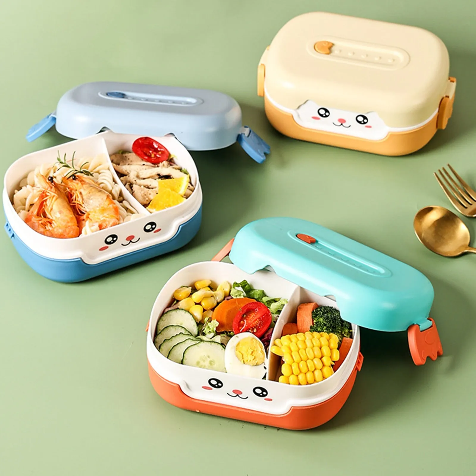 Japanese Cartoon Style Bento Box