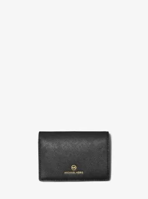 Jet Set Charm Medium Saffiano Leather Wallet