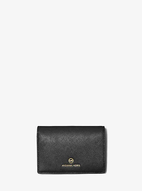 Jet Set Charm Medium Saffiano Leather Wallet