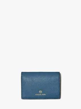 Jet Set Charm Medium Saffiano Leather Wallet