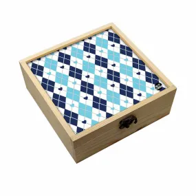 Jewellery Box Makepup Organizer -  Blue Diamond