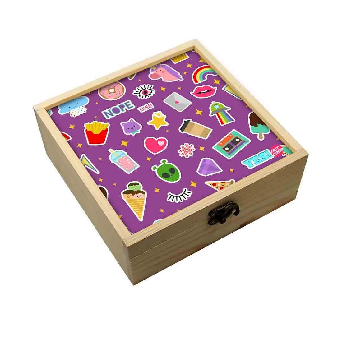 Jewellery Box Wooden Jewelry Organizer -  Kids Party