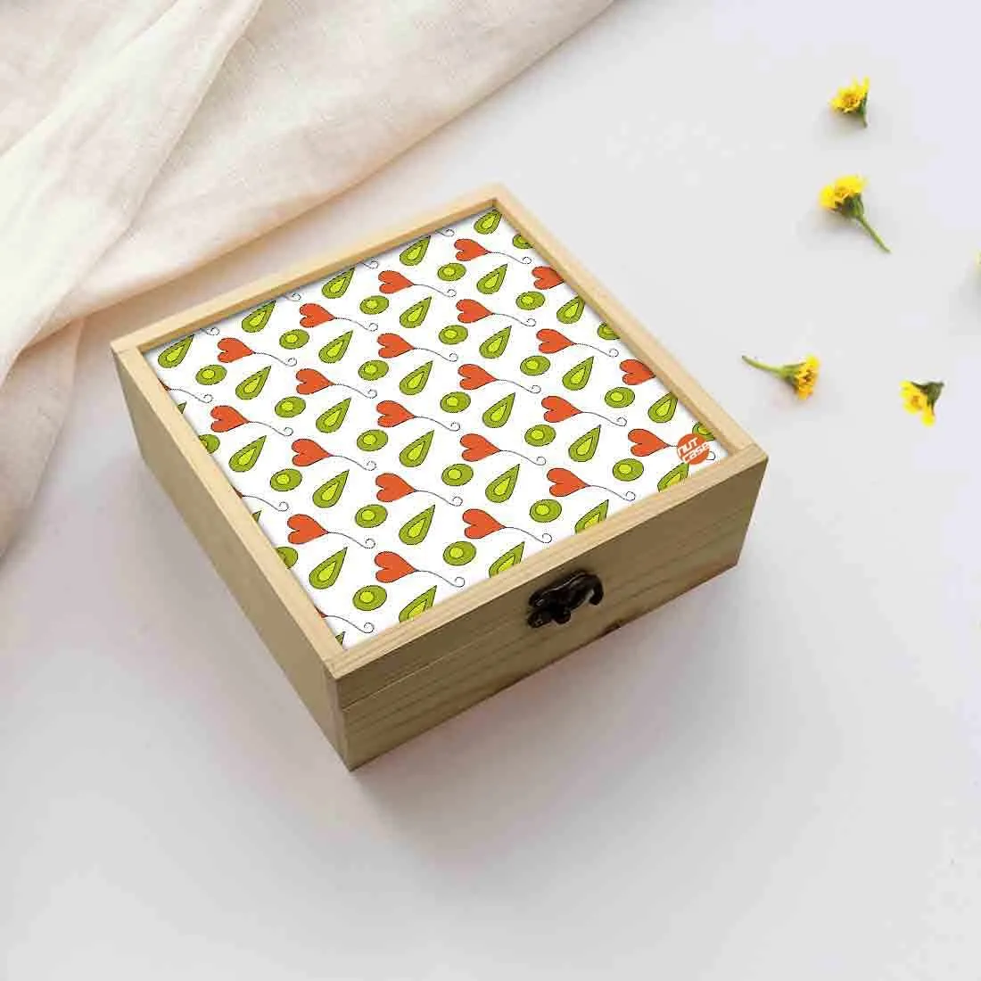 Jewellery Box Wooden Jewelry Organizer -  Spring Summer Collection