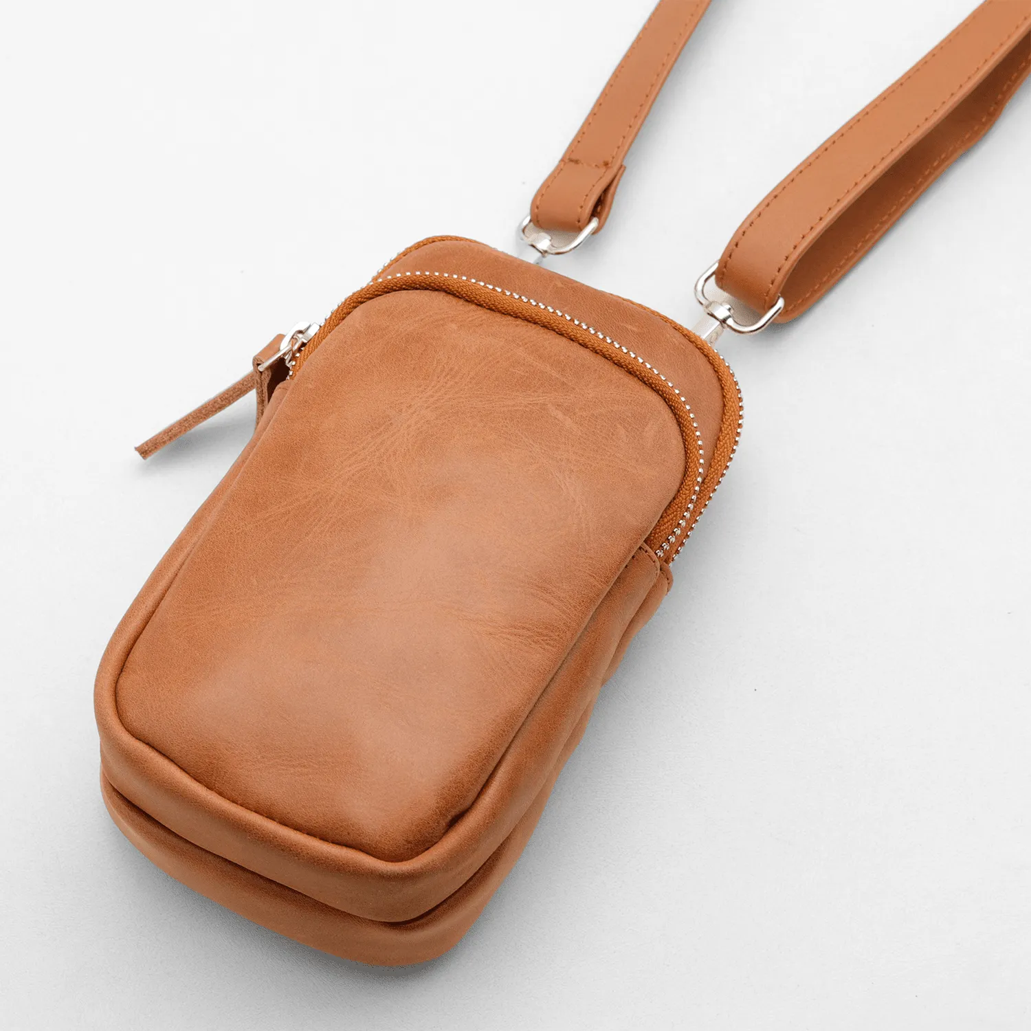 Journey Cowhide Cellphone Bag