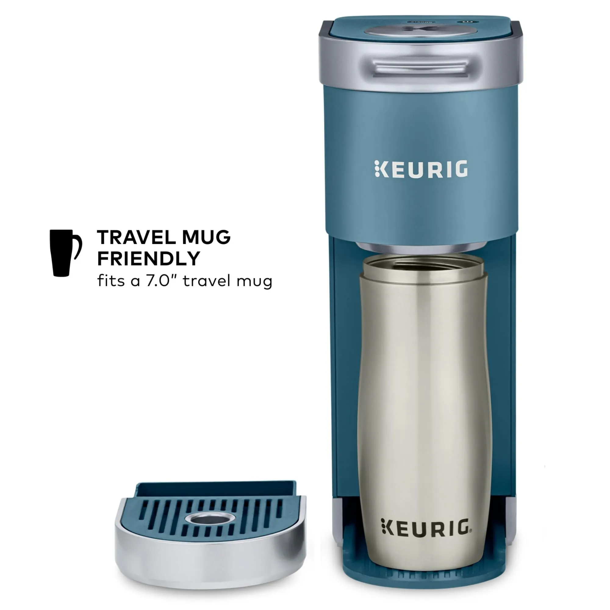 Keurig K Mini Plus Single Serve K Cup Pod Coffee Maker Evening Teal